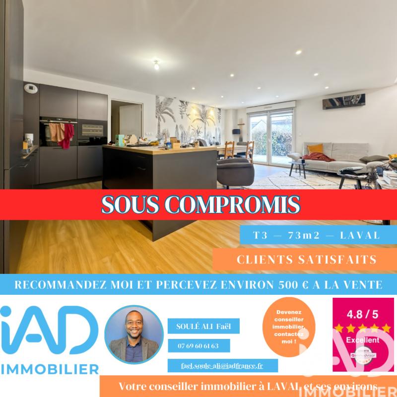 Appartement 3 Pièce(s) Laval