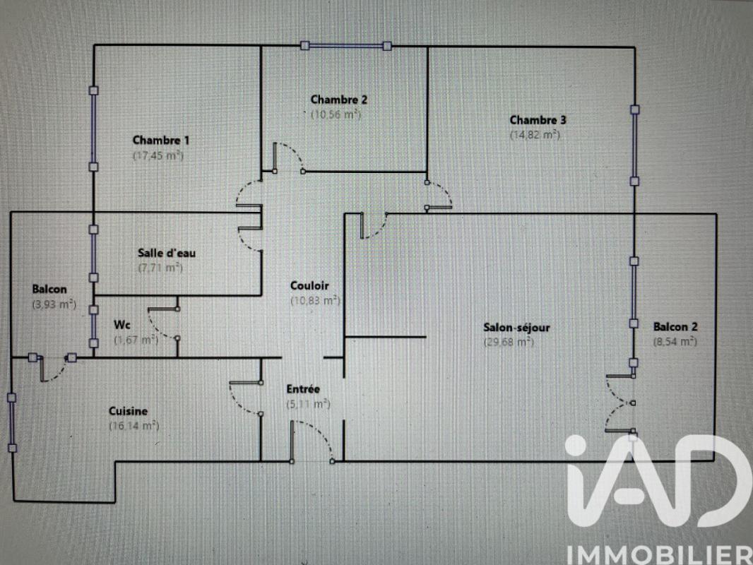 Appartement 4 Pièce(s) Illkirch-Graffenstaden