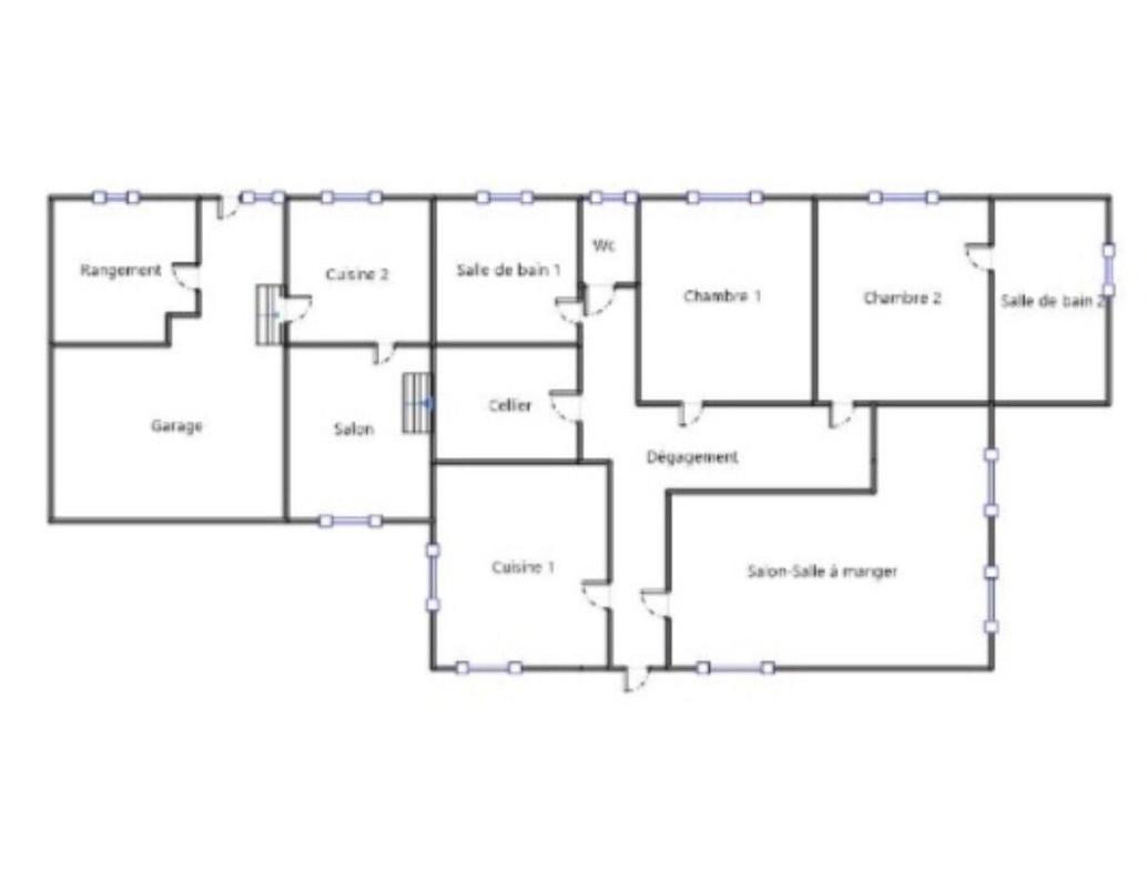 Maison 3 Pièce(s) Carbon-Blanc