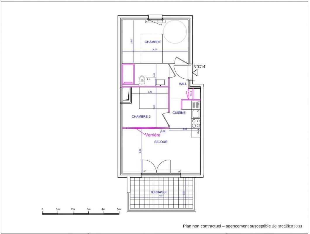 Appartement 3 Pièce(s) La Roquette-sur-Siagne - Photo 5