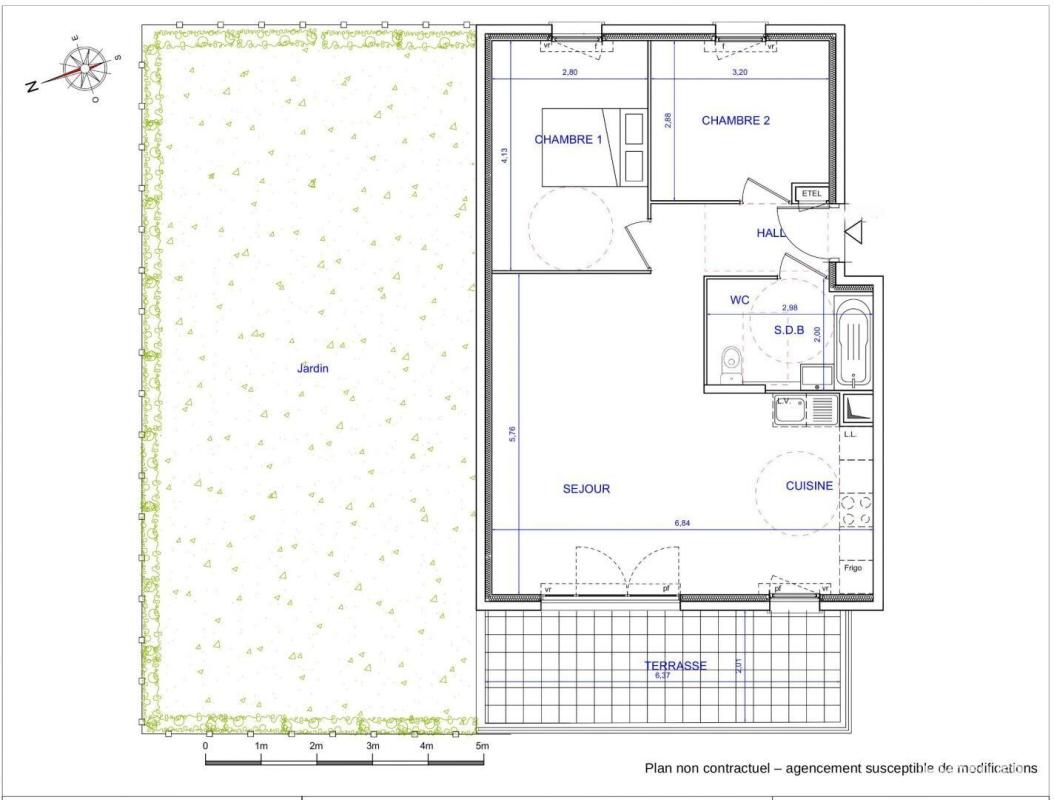 Appartement 3 Pièce(s) La Roquette-sur-Siagne - Photo 8