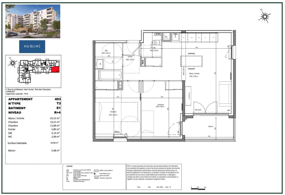 Appartement 3 Pièce(s) Lormont - Photo 6
