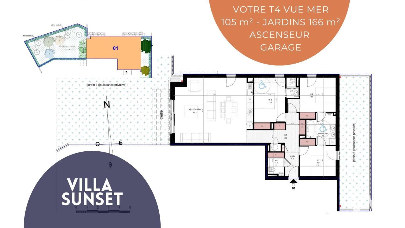 Appartement 4 Pièce(s) Six-Fours-les-Plages - Photo 6