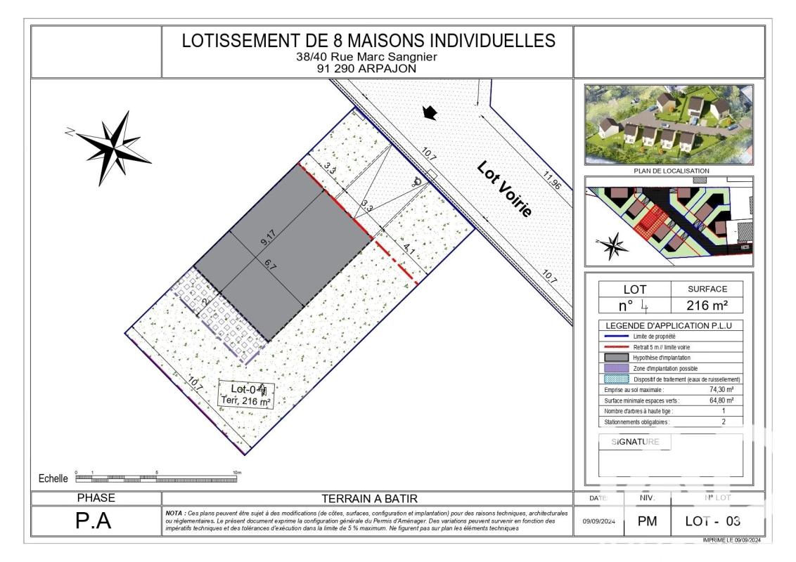 Terrain  Arpajon