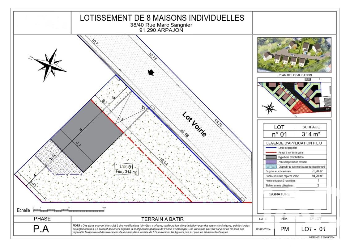 Terrain  Arpajon
