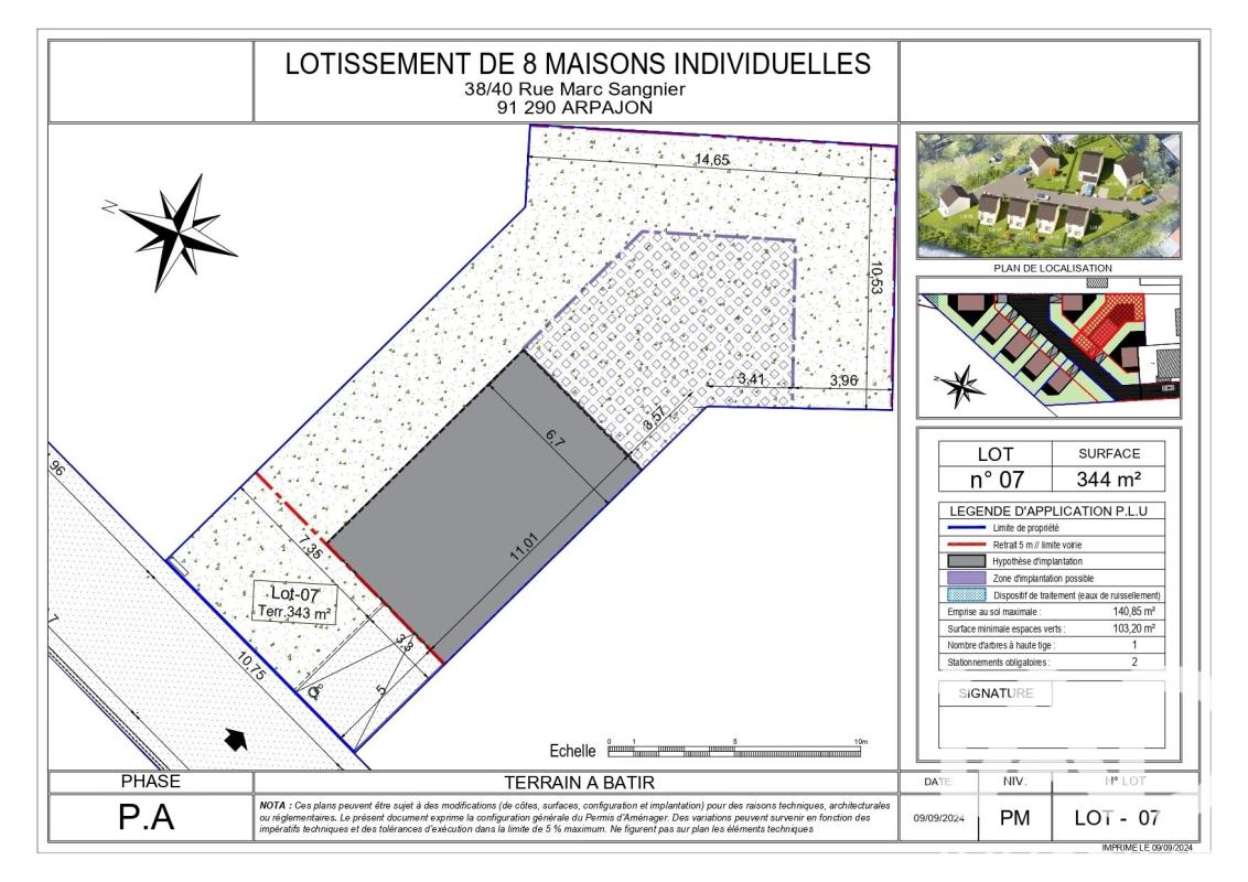 Terrain agricole  Arpajon