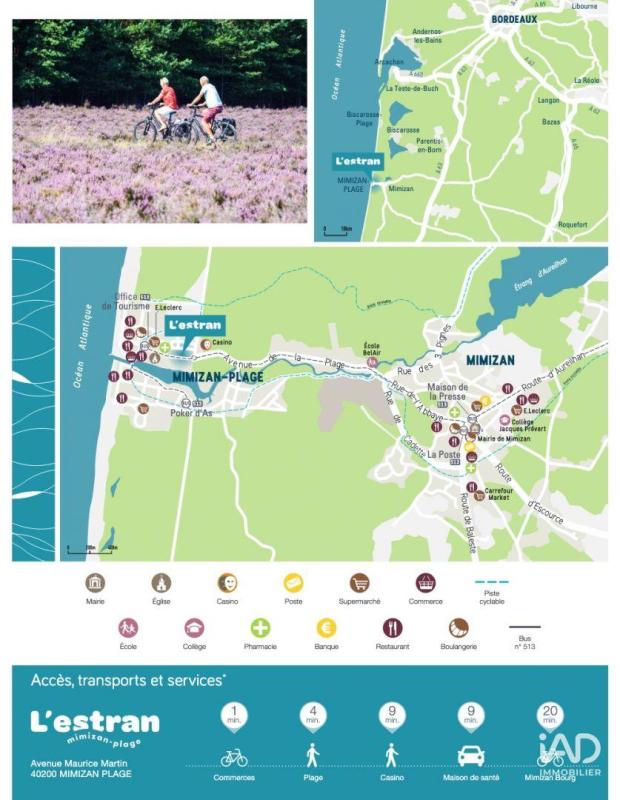 Appartement 4 Pièce(s) Mimizan