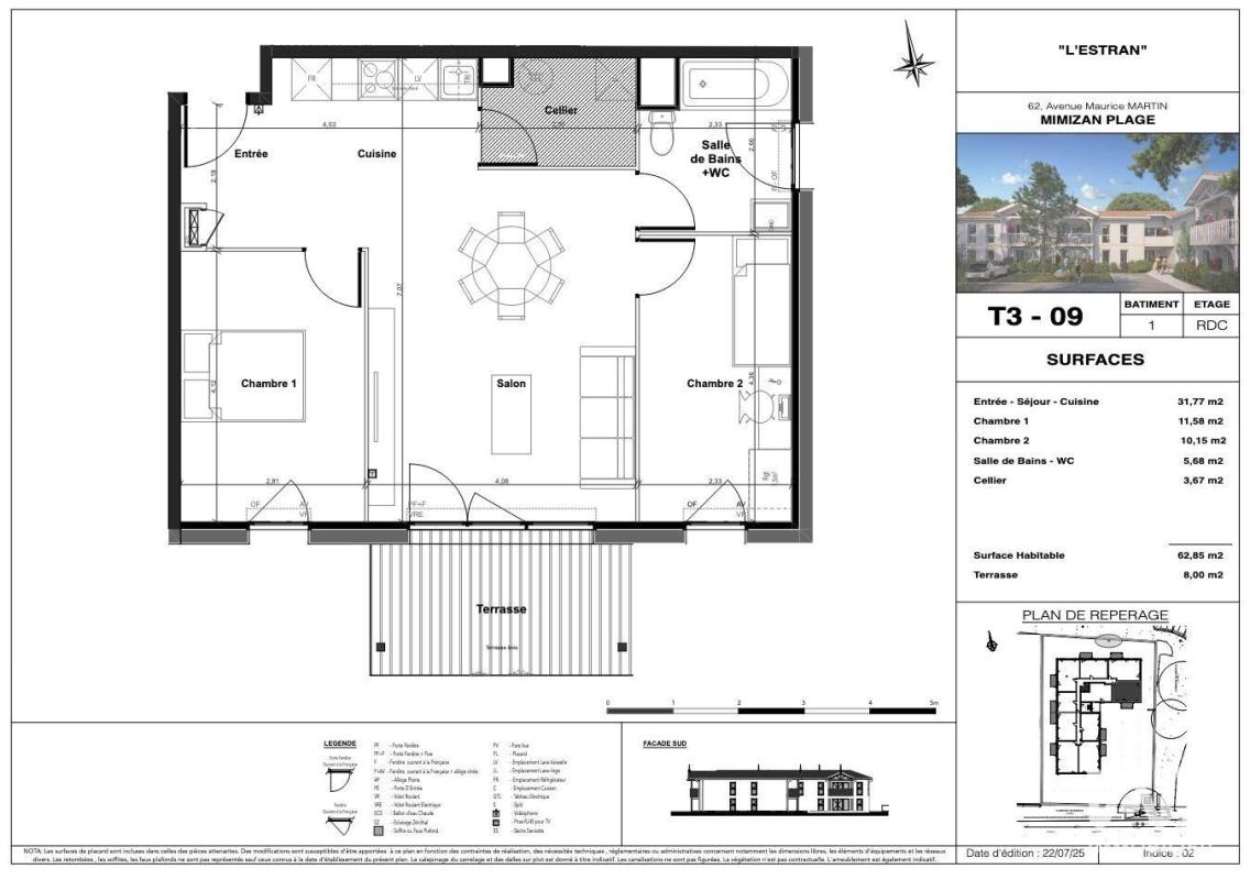 Appartement 3 Pièce(s) Mimizan - Photo 5