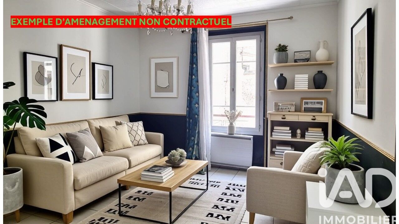 Appartement 1 Pièce(s) Paris 20eme Arrondissement