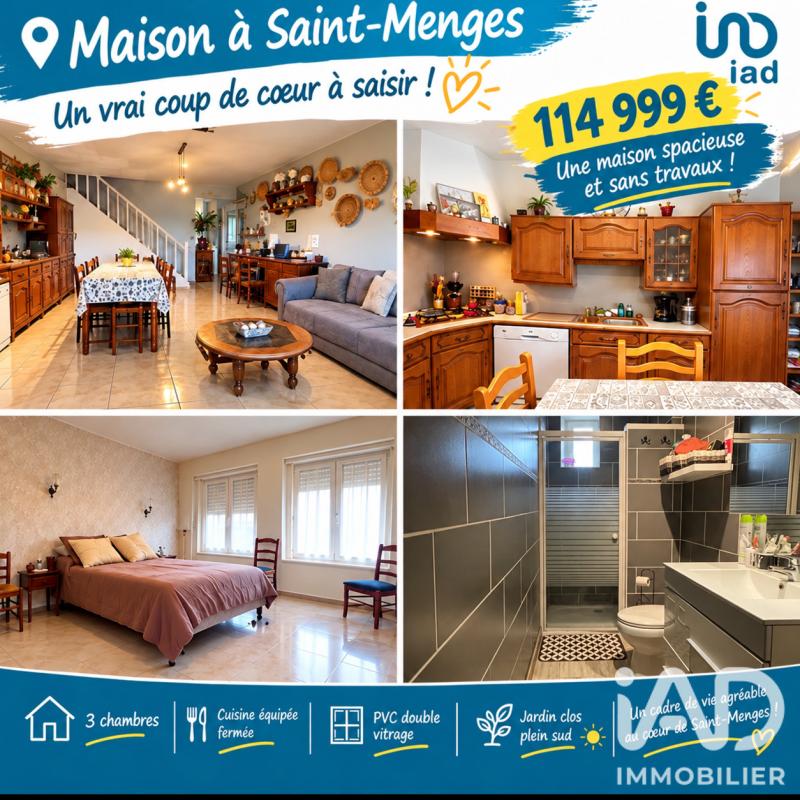 Maison 4 Pièce(s) Saint-Menges - Photo 1