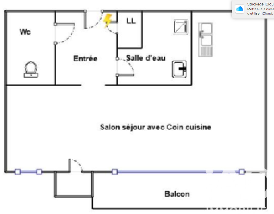 Appartement 1 Pièce(s) Bonneuil-sur-Marne