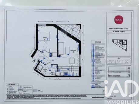 Appartement 2 Pièce(s) Massy