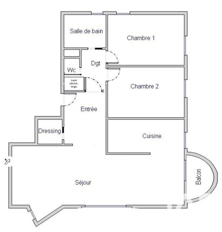 Appartement 3 Pièce(s) Châtenay-Malabry