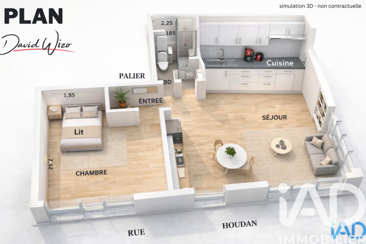 Appartement 2 Pièce(s) Sceaux