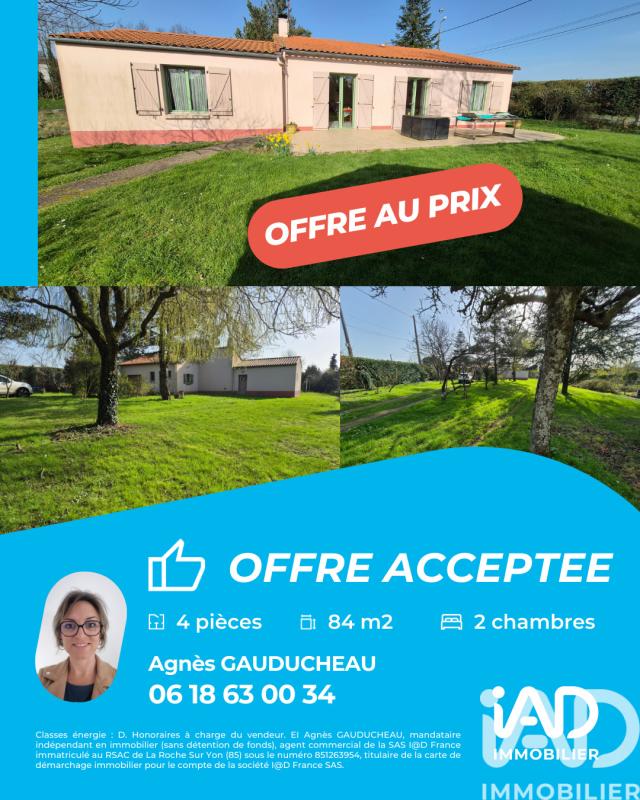 Maison 4 Pièce(s) Mouchamps