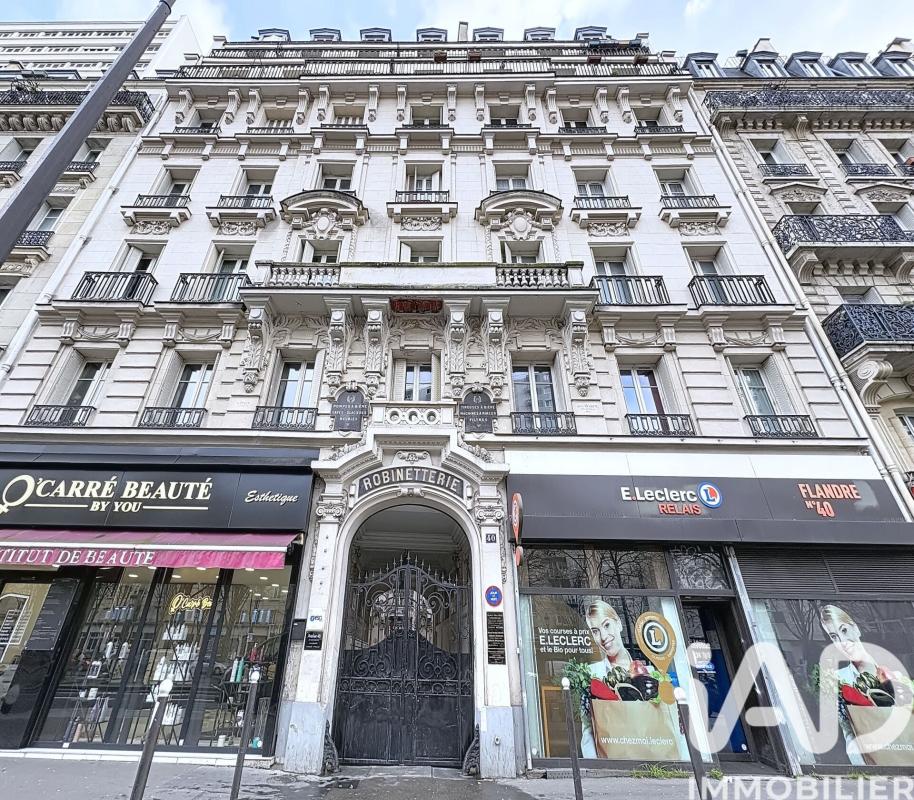 Appartement 1 Pièce(s) Paris 19eme Arrondissement