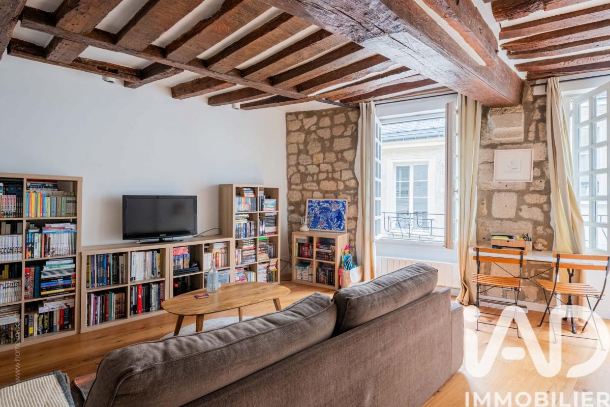 Appartement 2 Pièce(s) Paris 4eme Arrondissement