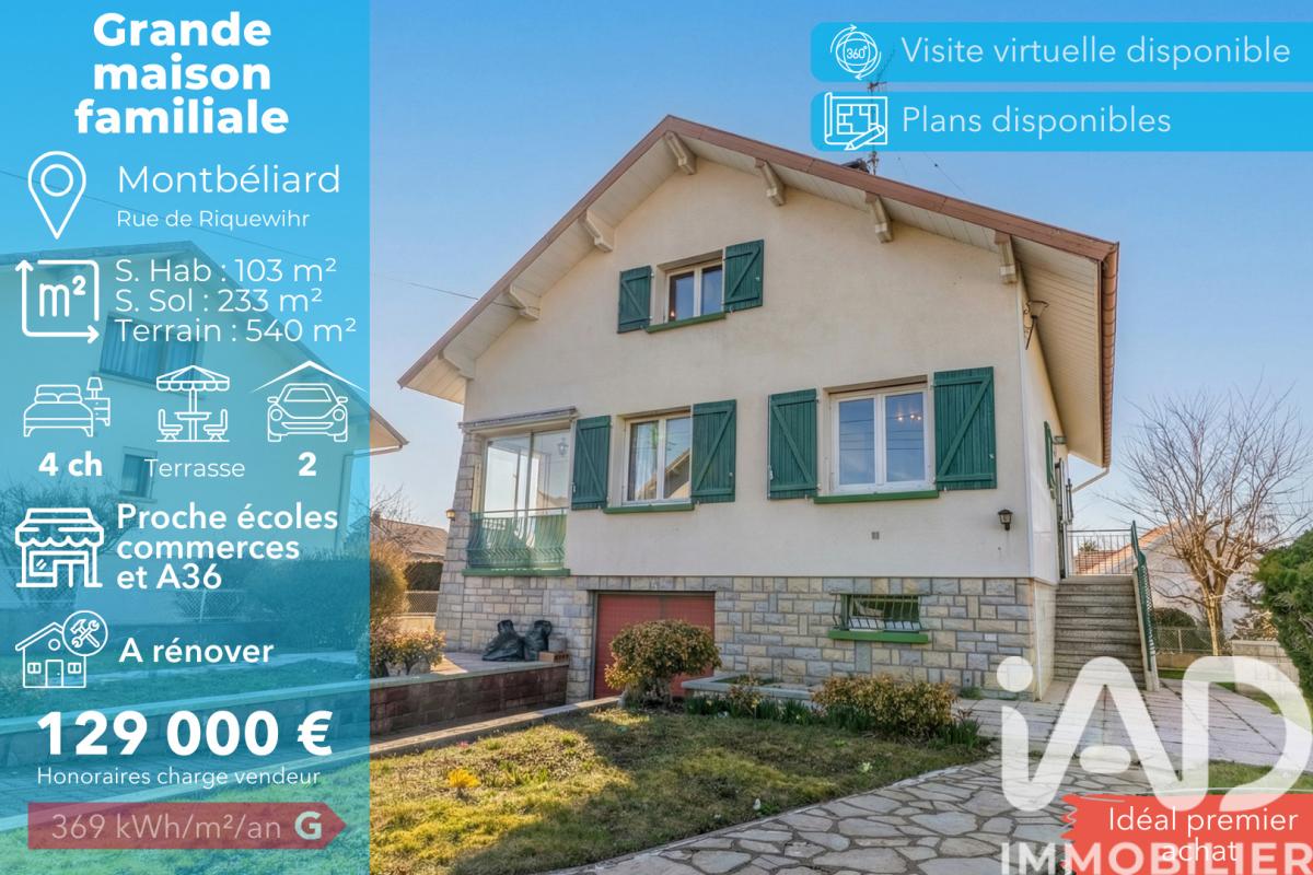 Maison 5 Pièce(s) Montbéliard