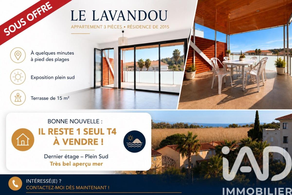 Appartement 3 Pièce(s) Le Lavandou