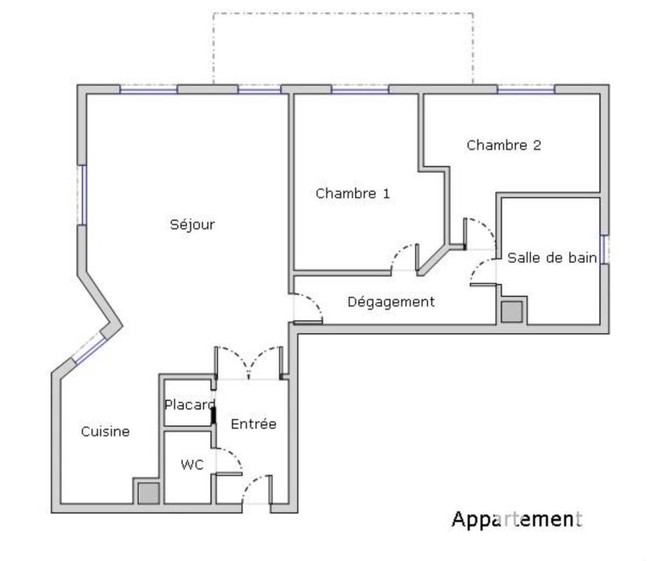 Appartement 3 Pièce(s) Bussy-Saint-Georges