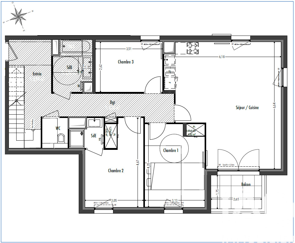 Appartement 4 Pièce(s) Fréjus - Photo 6