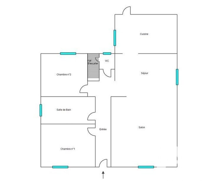 Maison 4 Pièce(s) Saint-Nazaire