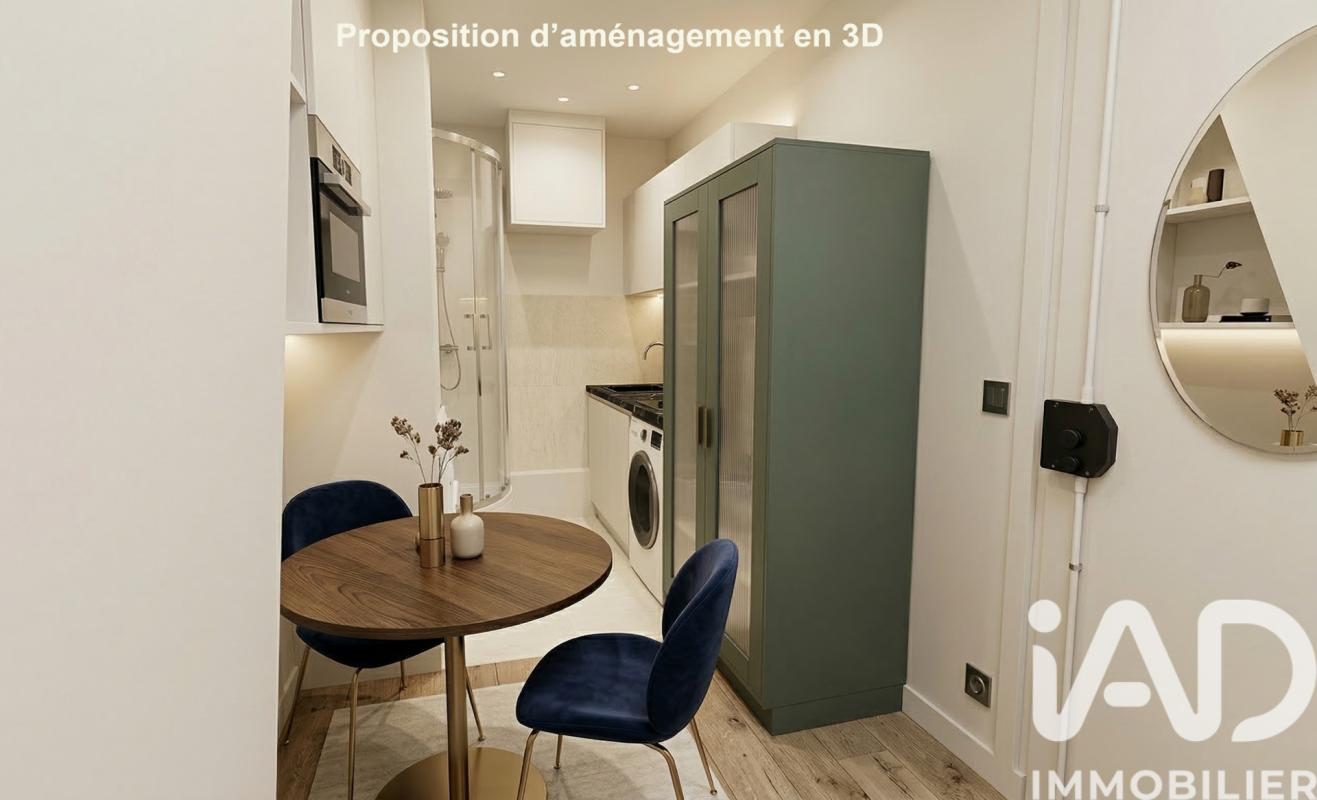 Appartement 1 Pièce(s) Paris 17eme Arrondissement