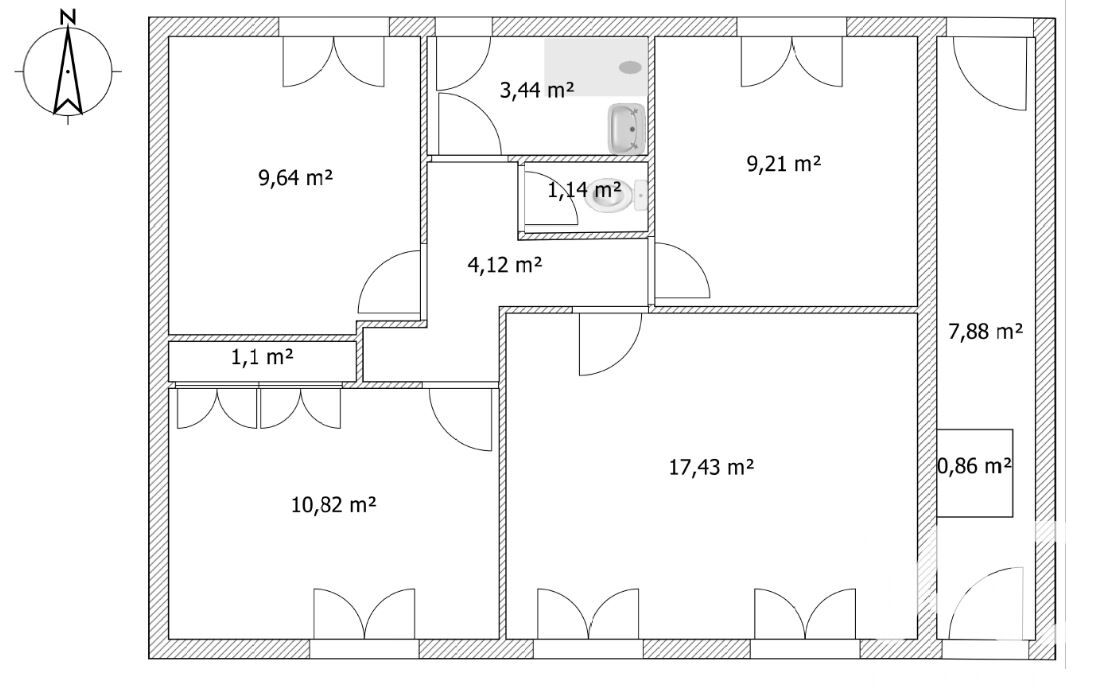 Maison 3 Pièce(s) Chatou