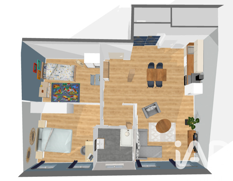 Appartement 3 Pièce(s) Nègrepelisse