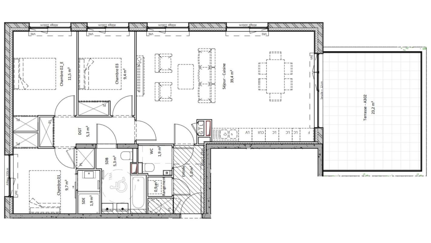 Appartement 4 Pièce(s) Douvaine - Photo 5