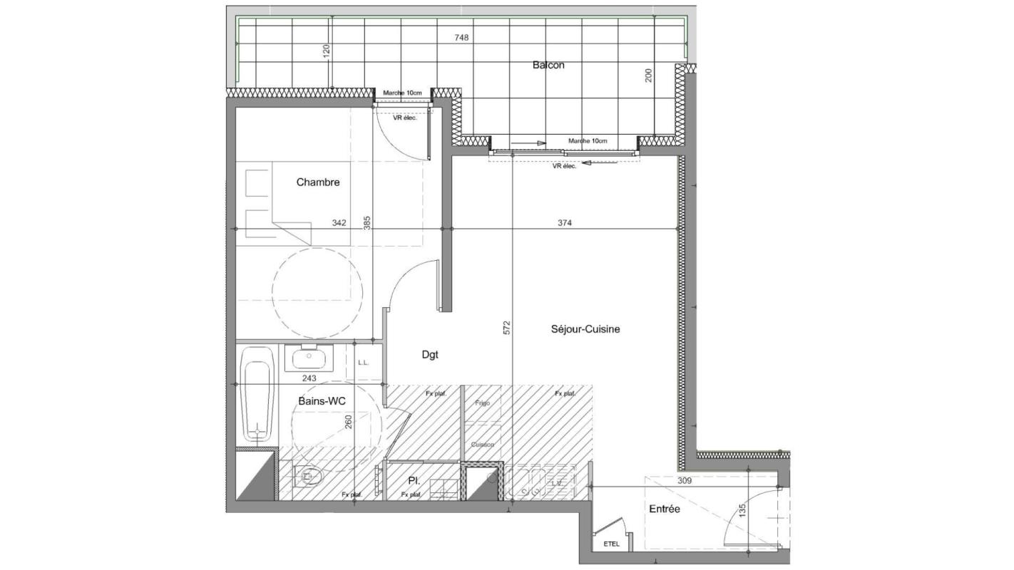Appartement 2 Pièce(s) Douvaine - Photo 4