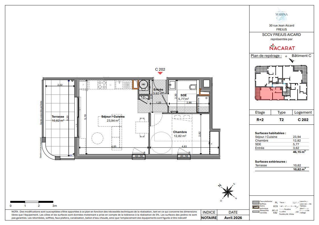 Appartement 2 Pièce(s) Fréjus - Photo 6