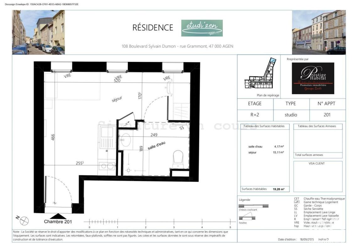 Appartement 1 Pièce(s) Agen - Photo 2