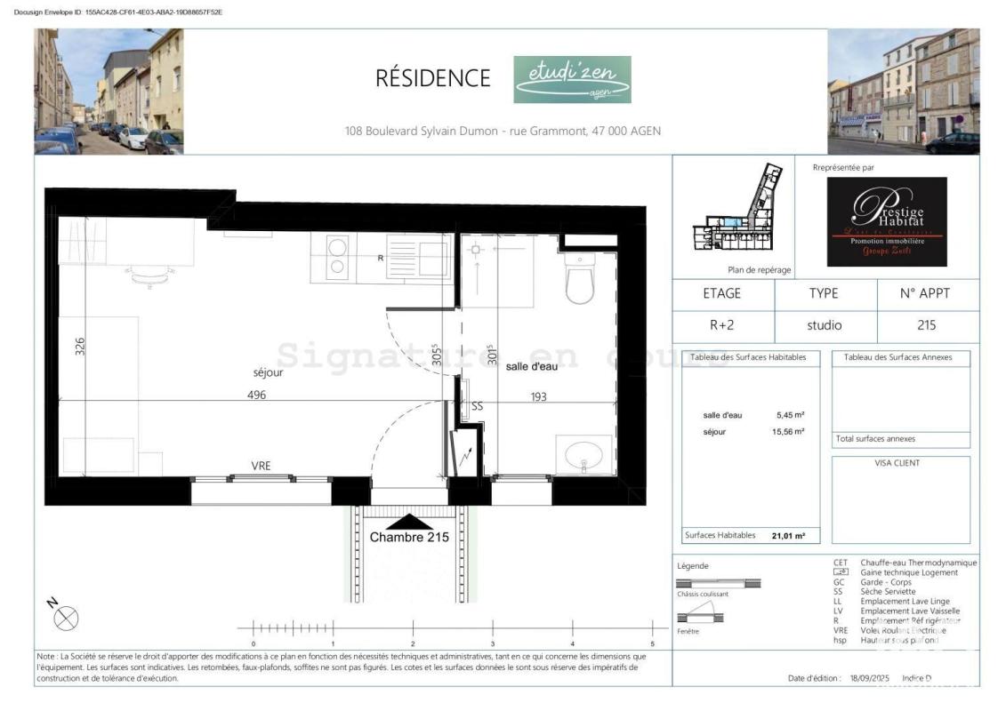 Appartement 1 Pièce(s) Agen - Photo 2