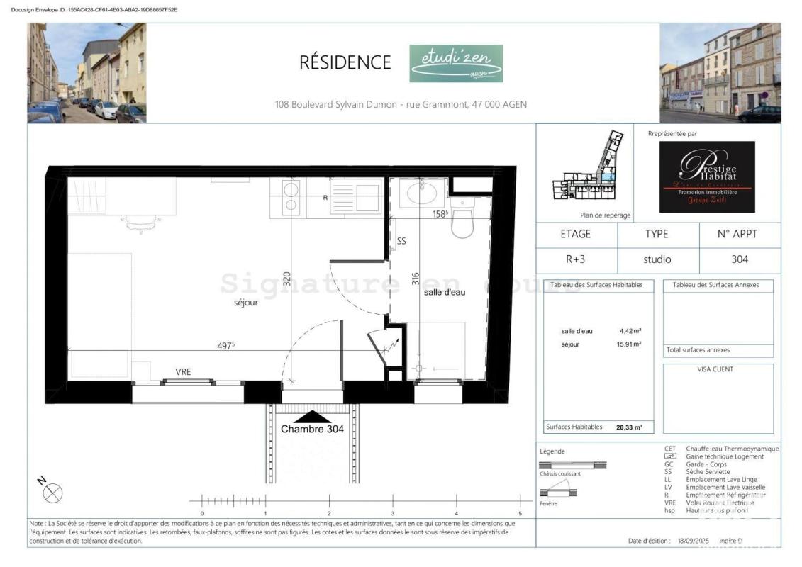 Appartement 1 Pièce(s) Agen - Photo 2