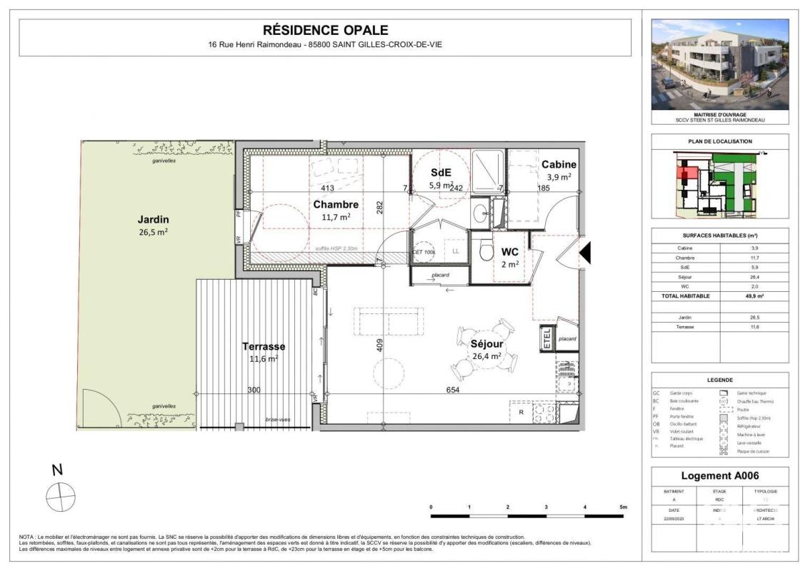 Appartement 2 Pièce(s) Saint-Gilles-Croix-de-Vie