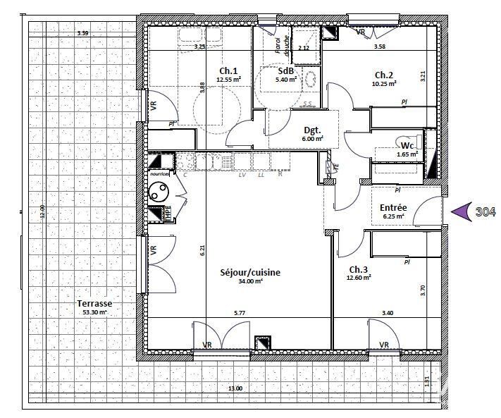 Appartement 4 Pièce(s) Goncelin