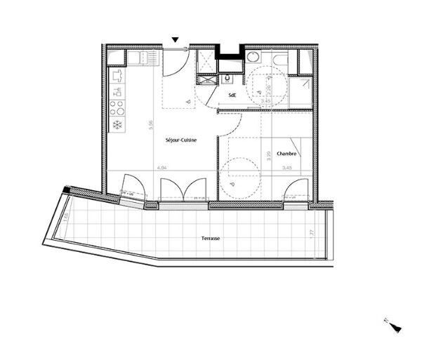 Appartement 2 Pièce(s) Pontchâteau - Photo 4