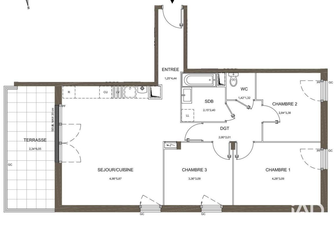 Appartement 4 Pièce(s) Arradon - Photo 6