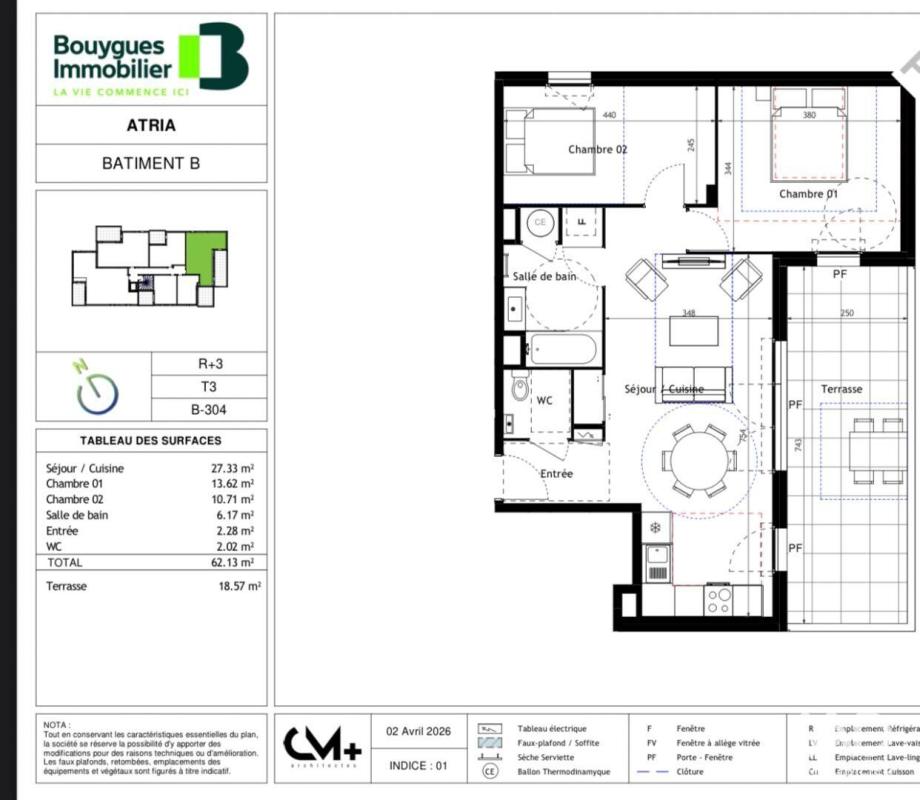 Appartement 3 Pièce(s) Montpellier - Photo 2