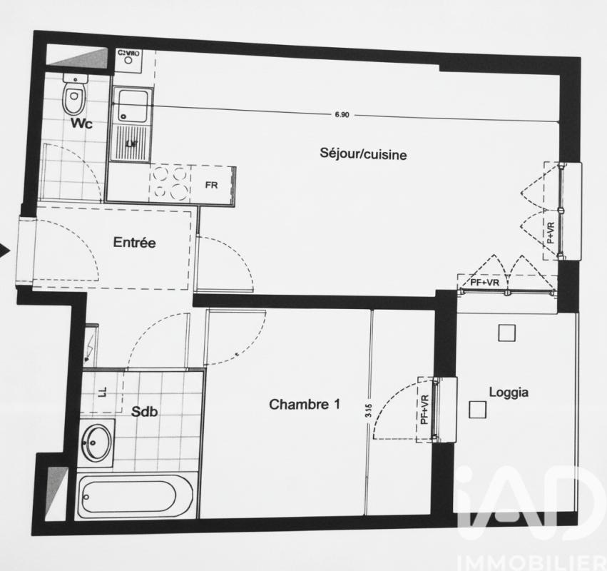 Appartement 2 Pièce(s) Égly - Photo 7