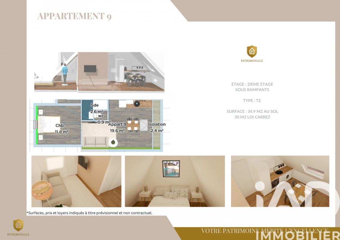 Appartement 2 Pièce(s) Fougères