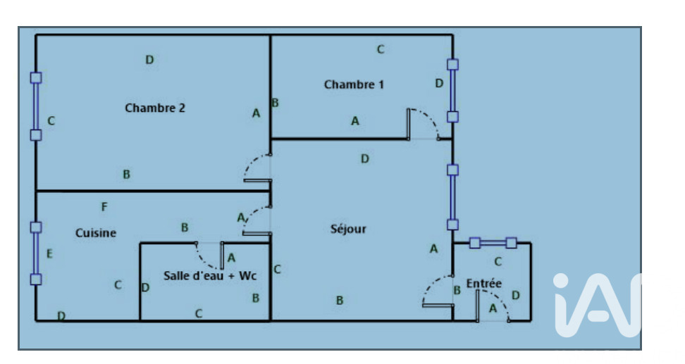 Appartement 3 Pièce(s) Clichy