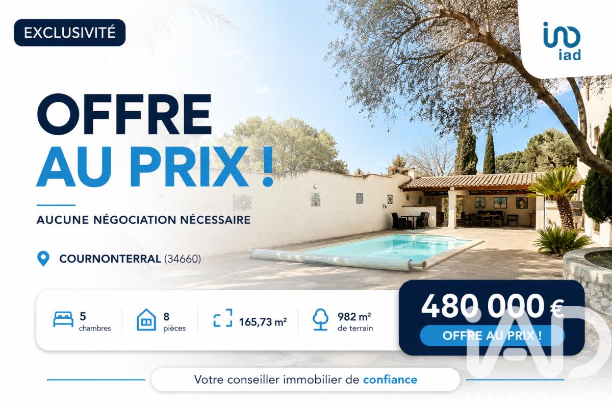 Maison 8 Pièce(s) Cournonterral