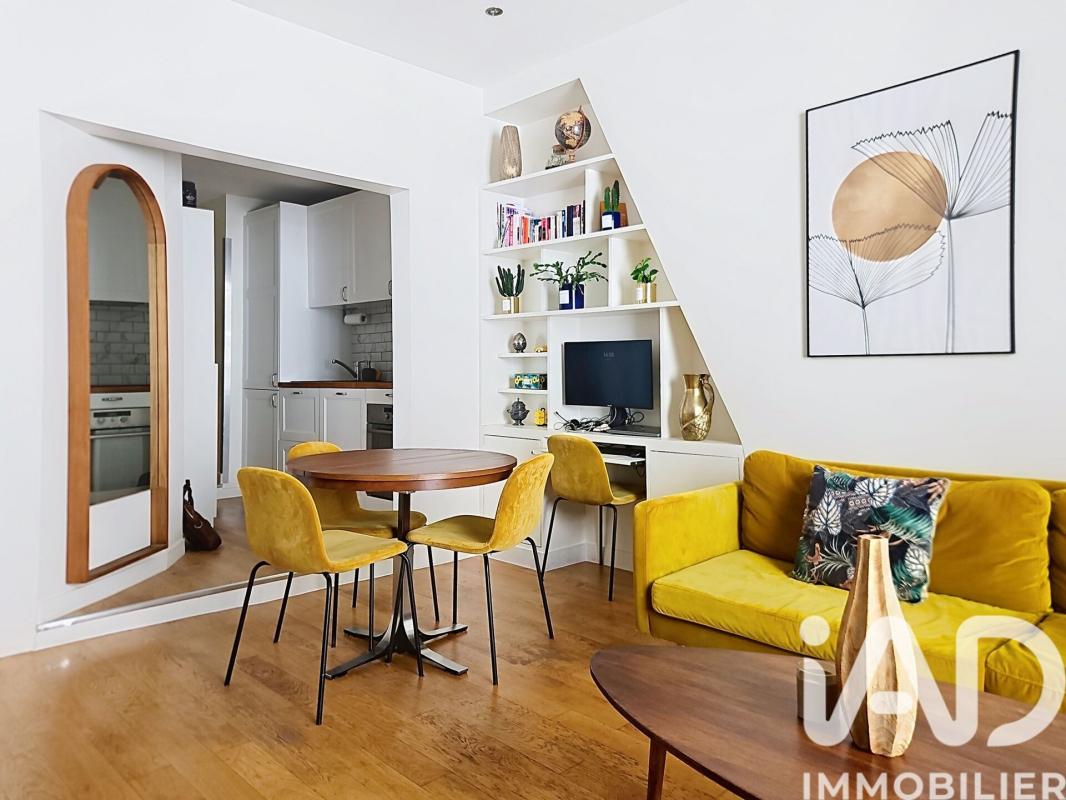 Appartement 2 Pièce(s) Paris 3eme Arrondissement