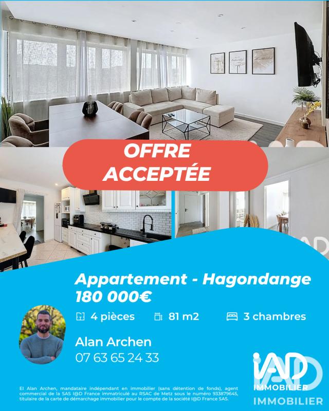 Appartement 4 Pièce(s) Hagondange