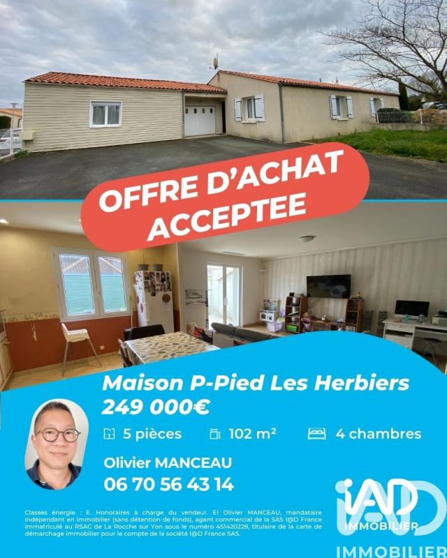Maison 5 Pièce(s) Les Herbiers