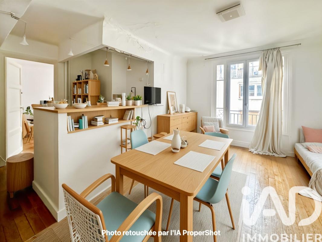 Appartement 2 Pièce(s) Paris 18eme Arrondissement