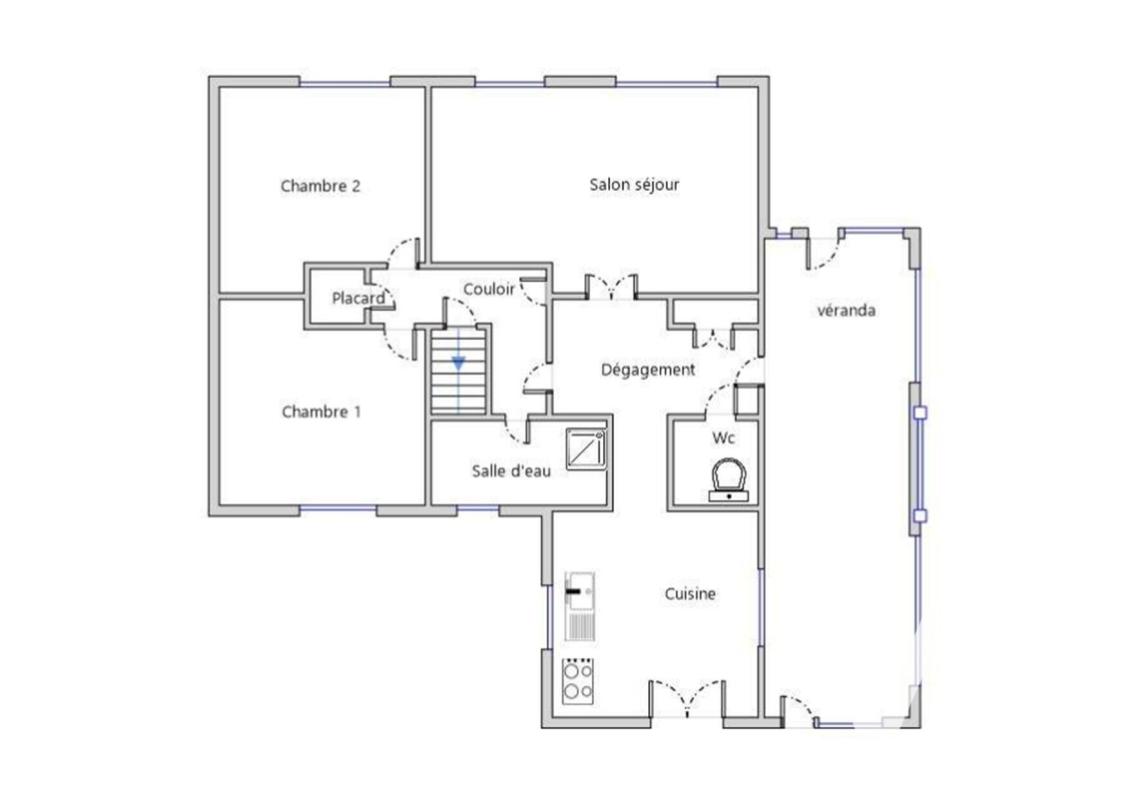 Maison 4 Pièce(s) Maule