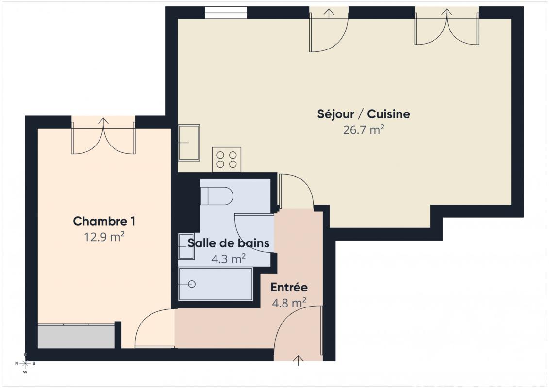 Appartement 2 Pièce(s) Melun - Photo 12